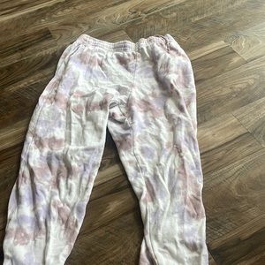 Purple Tie Die Sweatpants